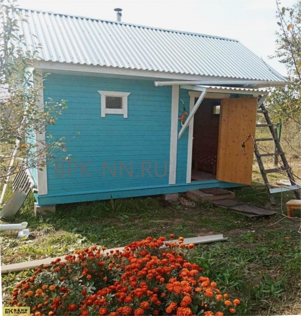 Каркасная баня 2,5х4,5 К016