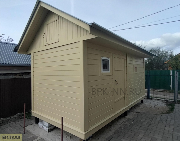 Баня каркасная 2,5х5 К001