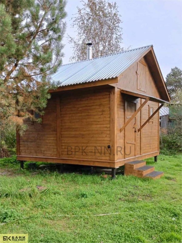 Каркасная баня 4х4 К021