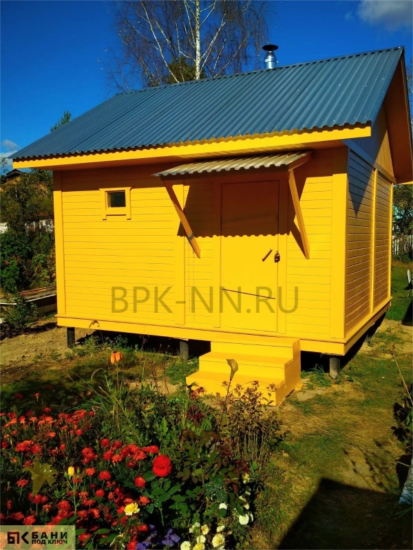 Каркасная баня 4х4 К021