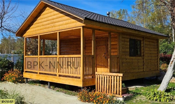 Каркасная баня 4х5 К009