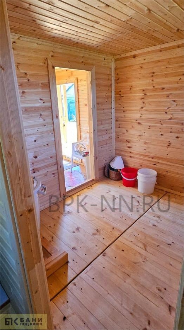 Баня каркасная 4х5 К008