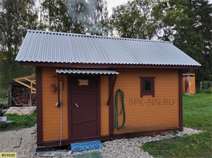 Каркасная баня 3х4 К003