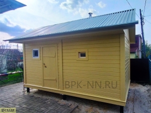 Баня каркасная 2,5х5 К001