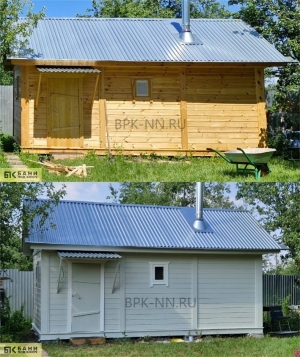 Каркасная баня 3х6 К007