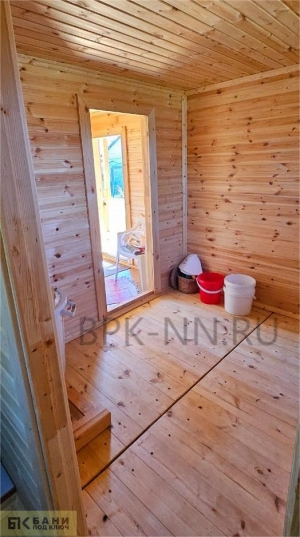 Баня каркасная 4х5 К008